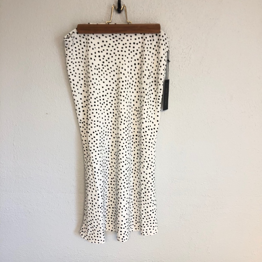 Rachel Zoe || Polka Dot MIDI Skirt